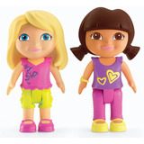 2 Bonecas Dora Aventureira Dora & Me, Blond Original 
