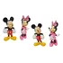 2 Bonecos Miniatura Disney- Mickey E Minnie Mouse, Anos 90 