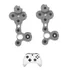 2 Borracha Original Para Controle Xbox One Direcional Botão