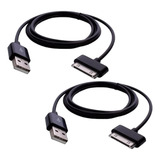 2 Cabo Carregador Usb Para Samsung Galaxy Tablet P3110 P1000