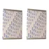 2 Cabos Flat 80 Vias 6cm Para Tcon Tv Philips 55pug6102 - 78