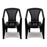2 Cadeiras Plastica Poltrona
