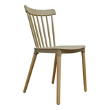 2 Cadeiras Windsor  Seat co  Base Madeira