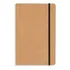 2 Cadernos Kraft 21x13,7cm80 Folhas Sem Pauta Amareladas Cor Marrom