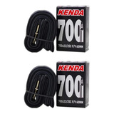 2 Câmaras De Ar Bike Speed Aro 700x23 25c Kenda Presta 60mm