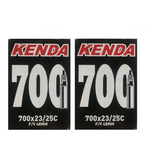 2 Câmaras De Ar Para Bike Aro 700x23 25 48mm Presta Kenda