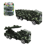 2 Caminhão Militar Brinquedo Carro Blindado Guerra Exército