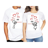 2 Camisetas Namorados Casal