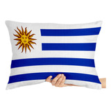 2 Capas Para Travesseiro Bandeira Flag Uruguai America