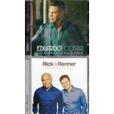 2 Cd´s Eduardo Costa + Rick E Renner - Coletânea De Sucessos