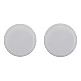 2 Cerâmica Porcelana Branca Para Medalhão Torres Chopeiras