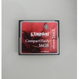 2 Compact Flash Cf Kingston 16gb E 8gb - Usado 
