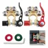 2 Conector Terminal Bateria Dourado Bateria C  Engate Rápido Carro Par