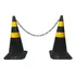 2 Cones De Sinalização P  Estacionamento 75cm   Brinde