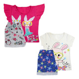 2 Conjuntinho Infantil Menina