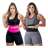2 Conjunto Fitness Feminino