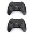 2 Controle Com Fio Para Xbox 360 Pc Usb Entrada Fone Cor Preto/branco