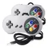 2 Controles Retrô Usb Joystick Cinza Knup Plug And Play