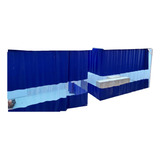 2 Cortinas Cabine Pintura Completa 3 0 l x2 8 a frete Gratis