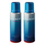 2 Desodorante Colbert Space Azul Aerosol Argentino 250ml