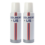 2 Desodorante Colbert Us Branco 250ml Original Importado