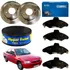 2 Discos Freio + Pastilhas Escort Zetec 1.8 97 98 99 00...