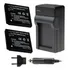 2 Dmw-bck7e + Carregador Para Dmc-fh2 Fh4 Fh5 Fh6 Fh7 Fh25