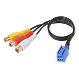 2 E Vídeo 3 Rca Fêmea 6 Pinos De 30 Cm Para Acessórios