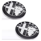 2 Emblema Adesivo Alfa