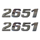 2 Emblema Adesivo Numero