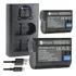 2 En-el15c Pro + Carregador Duplo Para Nikon Z5 Z6 Z6 Ii Z7