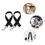 2 Encaixe Universal Cinto De Segurança Pet Carro Cachorro Gato Cão Preto Marca Quays