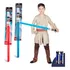 2 Espada Star Wars Sabre Espacial+pilhas C/ Luz E Som