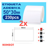 2 Etiqueta 50x30 Niimbot
