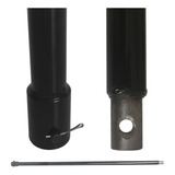 2 Extensão 1 Metro 100cm P  Perfurador De Solo Vulcan Carbon
