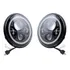 2 Farol De Led Redondo 7 Polegadas Angel Eye Drl Função Seta