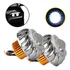 2 Farol Projetor Angel Eyes Retrofit Led Duplo Carro Moto G1