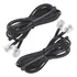 2 Fios Telefone Fixo 2 Metros Rj11 X Rj11 Cabo 4 Vias Preto