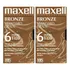 2 Fitas Vhs Maxell Standard Grade T-120 Lacradas