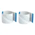 2 Flat 80 Vias  4,1cm Largura  20cm Comprimento Placa T-con