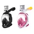 2 Full Face Basic Go Pro Dive Motion - Preta L/xl E Rosa S/m