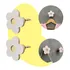 2 Ganchos De Parede Infantil Menina Decoração Formatos Rosa Cor Flor