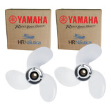 2 Hélices Yamaha 15 Hp 9 1/4 X 10 1/2 Motor Popa - Promoção