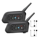 2 Intercomunicador V6 Pro 1200 Capacete Bluetooth 