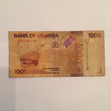 2 Interessantes Cédulas De Uganda - 1.000 E 2.000 Shillings 