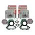 2 Kit Pistão Anéis Rik 0,25 Virago 250 V-blade Kansas 250