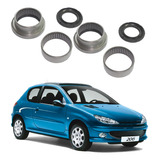 2 Kit's Rolamento Eixo Traseiro Peugeot206/207 1999/10 47mm