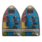 2 Kit Usb Retratil