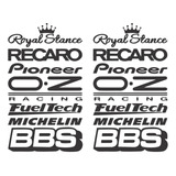 2 Kits Adesivos Carros