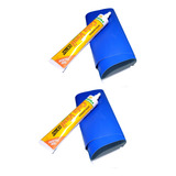 2 Kits De Remendo Para Piscina 2 Tiras De Vinil   2 Colas